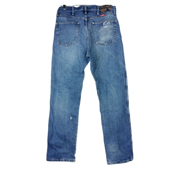 VINTAGE  Distressed High Rise Mom Jeans ~ 34 x 32 - Picture 2 of 7